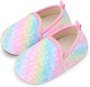 Unisex Big Kids Little Kids Slippers Socks Artificial Woolen Slippers with Non-slip Rubber Sole for Big Boys Girls Little Boys Girls