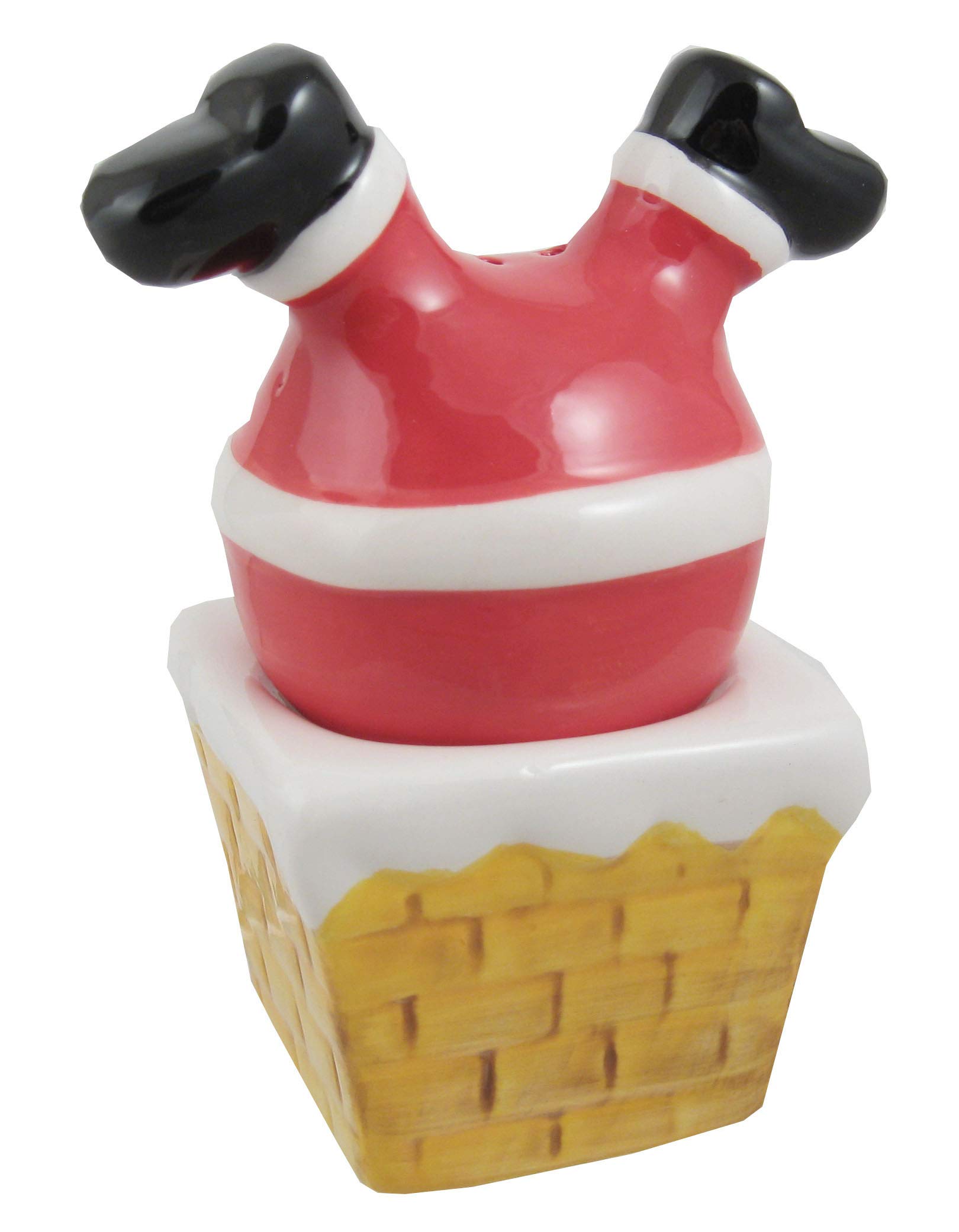 Santa in Chimney Salt and Pepper Shaker
