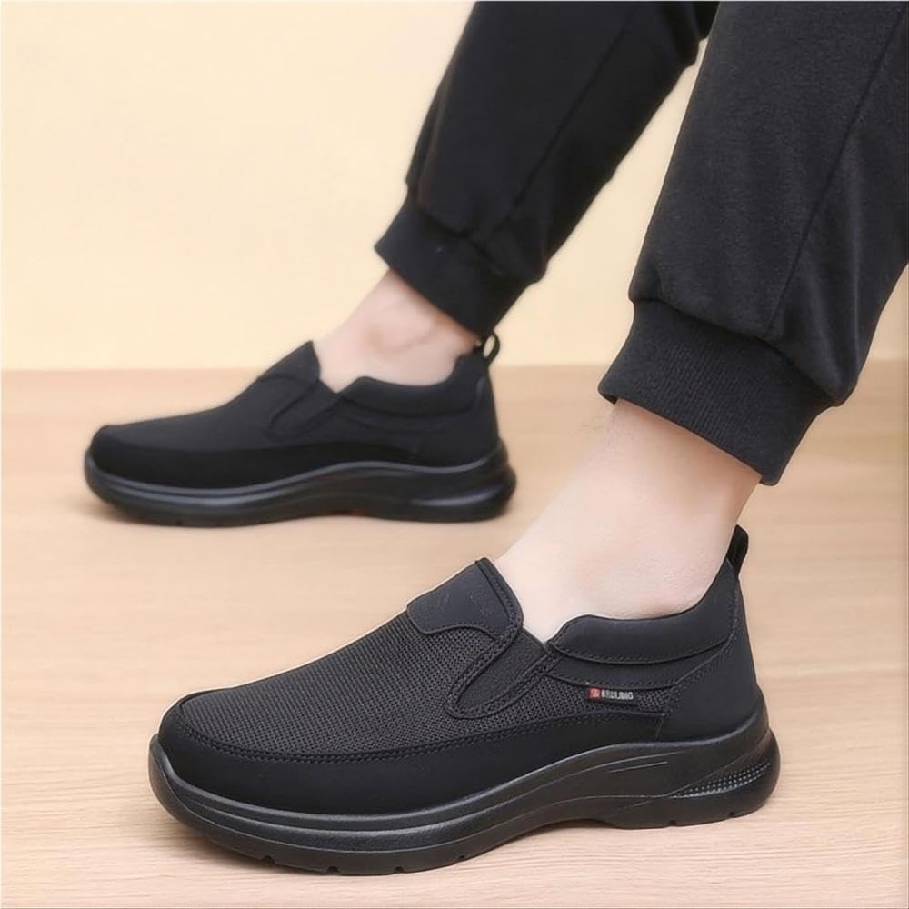 Sneakers Ortopediche da Uomo Senza Lacci Leggere Comode Traspiranti Mocassini Extra Larghi da Esterno Scarpe