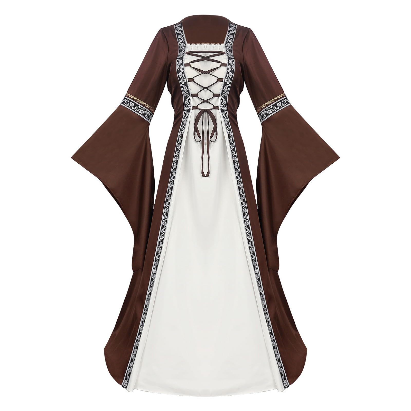 Disfraz Medieval Mujer Vestido Vestidos Medievales Disfraces Victoriana Dress Victoriano Talla Trajes Renacentista Vestidosfalda Halloween Epoca Ropa Grande