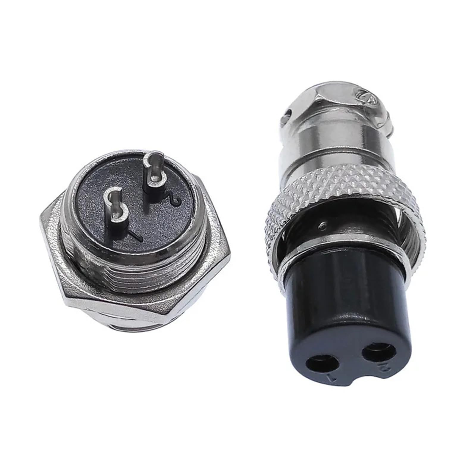 GX16 x 10 connecteurs de câble 1,6 cm 2 broches 3 broches 4 broches 5 broches 6 broches 7 broches 8 broches 9 broches 10 broches connecteurs femelles (10 prises à 2 broches)