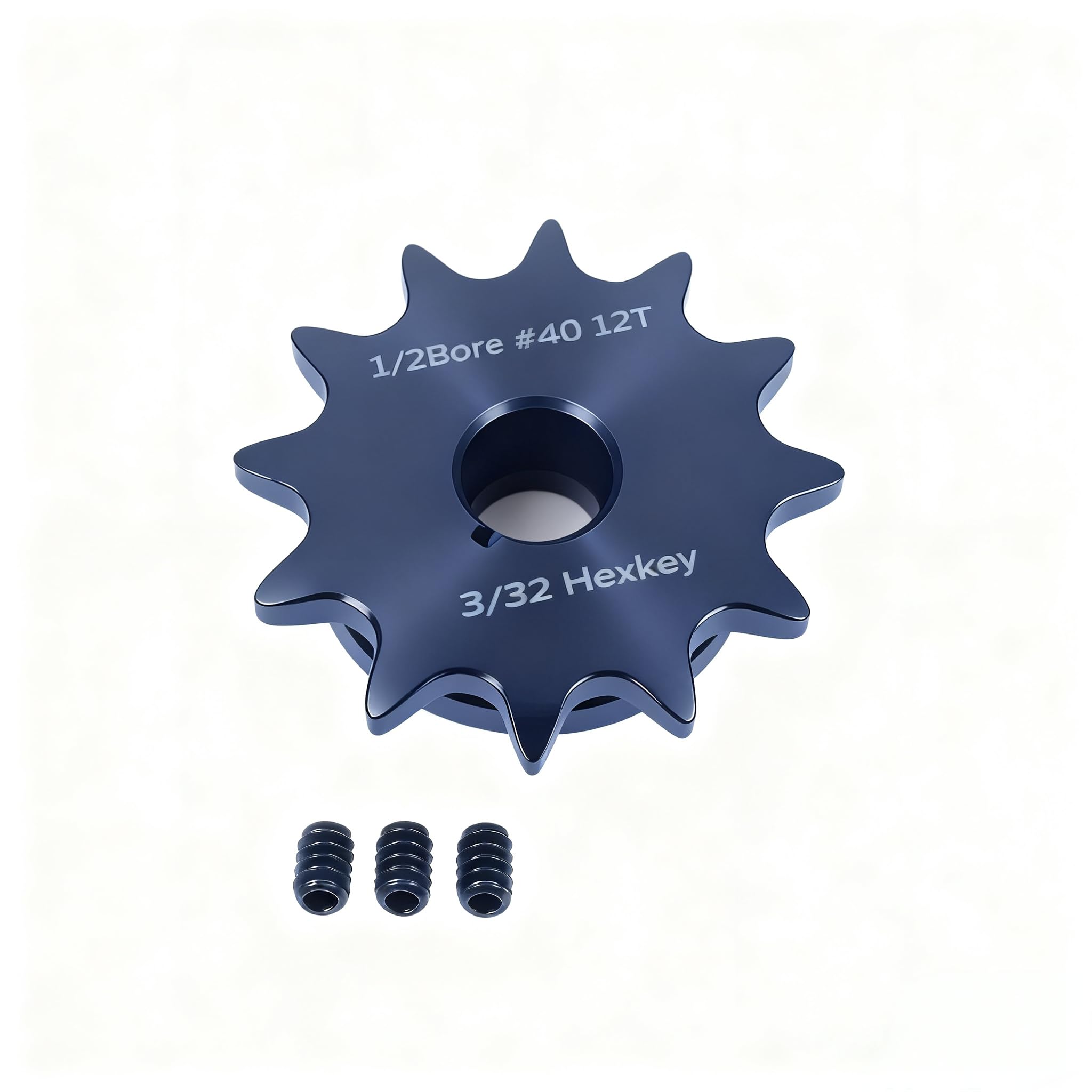 #40 Sprocket 21T 1" Bore Hardened Black Oxide — Amazon image 16
