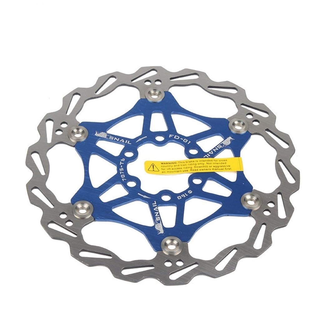 Dischi Freno Mtb 1 Pcs Mountain Bike Rotore Del Freno Forte Dissipazione di Calore Rotore Galleggiante 160 Millimetri 180 Millimetri 203 Millimetri MTB Pastiglie Freno a Disco for La Bicicletta Ultral