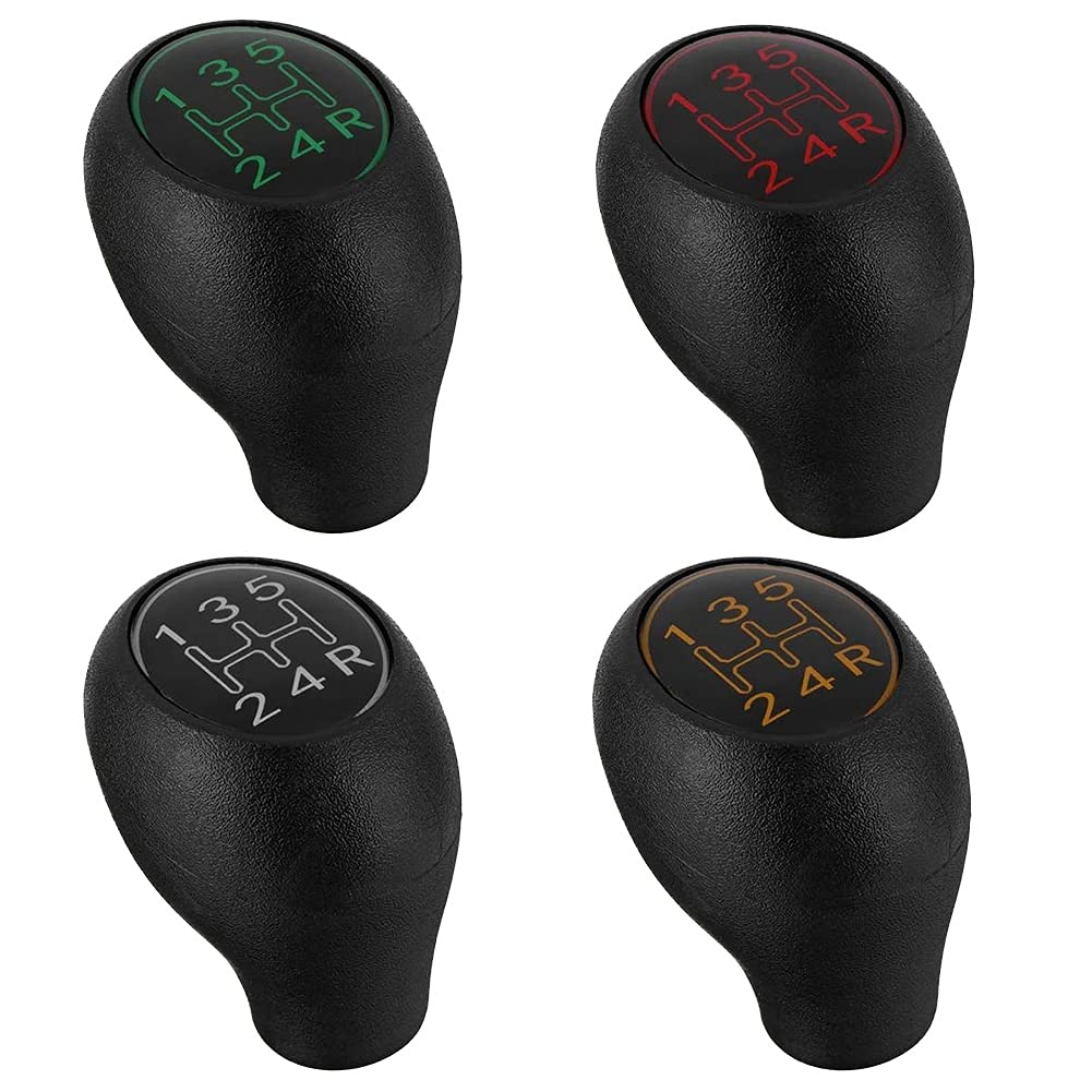 Wresetly Pommeau de levier de 5 vitesses pour 504 505 309 205 ABS argenté