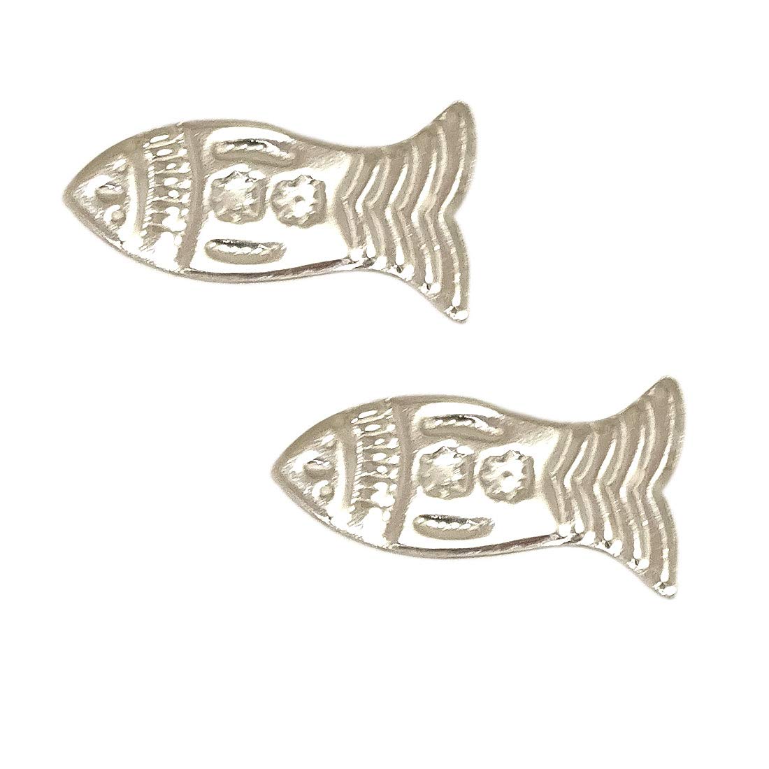Sahiba Gems Solid Silver/Chandi ki Machli/Fish for Astrological and Lal Kitab Remedy ~ 2 pcs (Length 3 Centimetre) (B09T3QKNRP) Amazon Price History, Amazon Price Tracker
