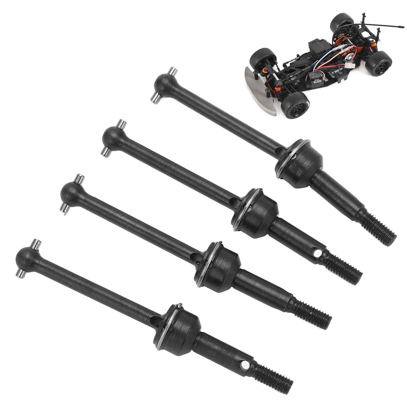 DYTWXG Albero di Trasmissione in Metallo, Albero di Trasmissione Universale per Auto RC a Elevata versatilità Facile da installare per Auto telecomandata HPI Sprint2