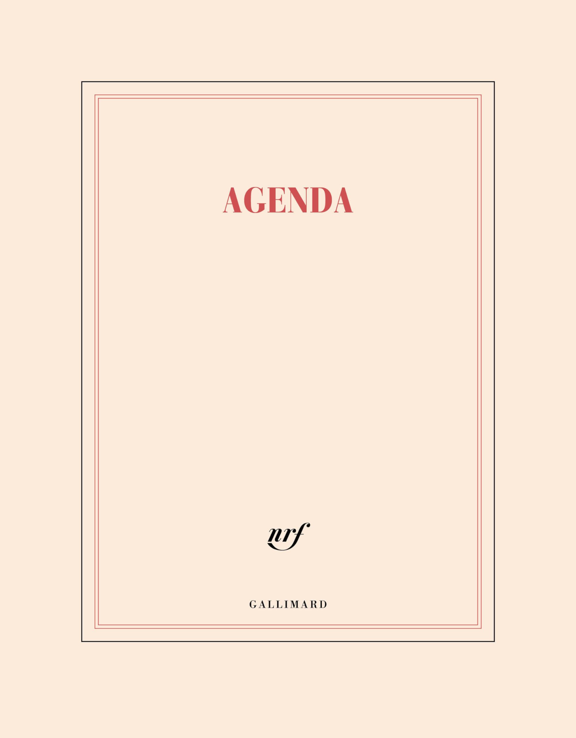 Agenda littéraire sept. 2024-déc. 2025 (papeterie)