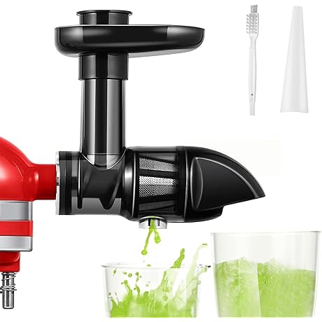 Masticating Juicer Attachment Compatible with KitchenAid All Models Stand Mixers