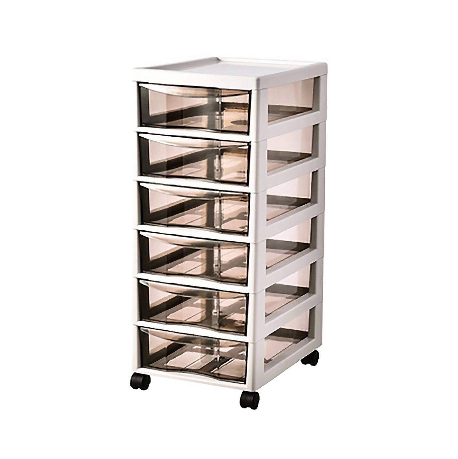 Photo 1 of **SEE NOTES**
File cabinets 4/5/6/7/ 8 Layer Office Filing Cabinet Drawer Type Wheeled and Movable Desktop File Storage Cabinet Plastic Finishing Box can Put A4 Paper (Size : 343 * 268 * 540mm) ()