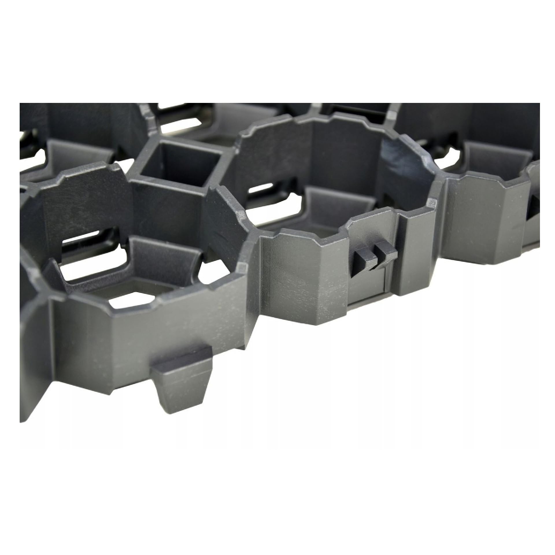 10x Paddockplatten schwarz 60x40x4 cm | Platten für Reitplatz, Stahl, Koppel oder Weide | 10 Stück