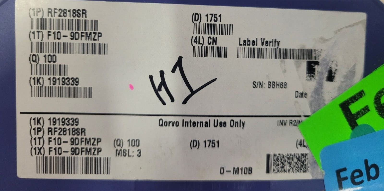 (1 PC) RF2818TR7 QORVO