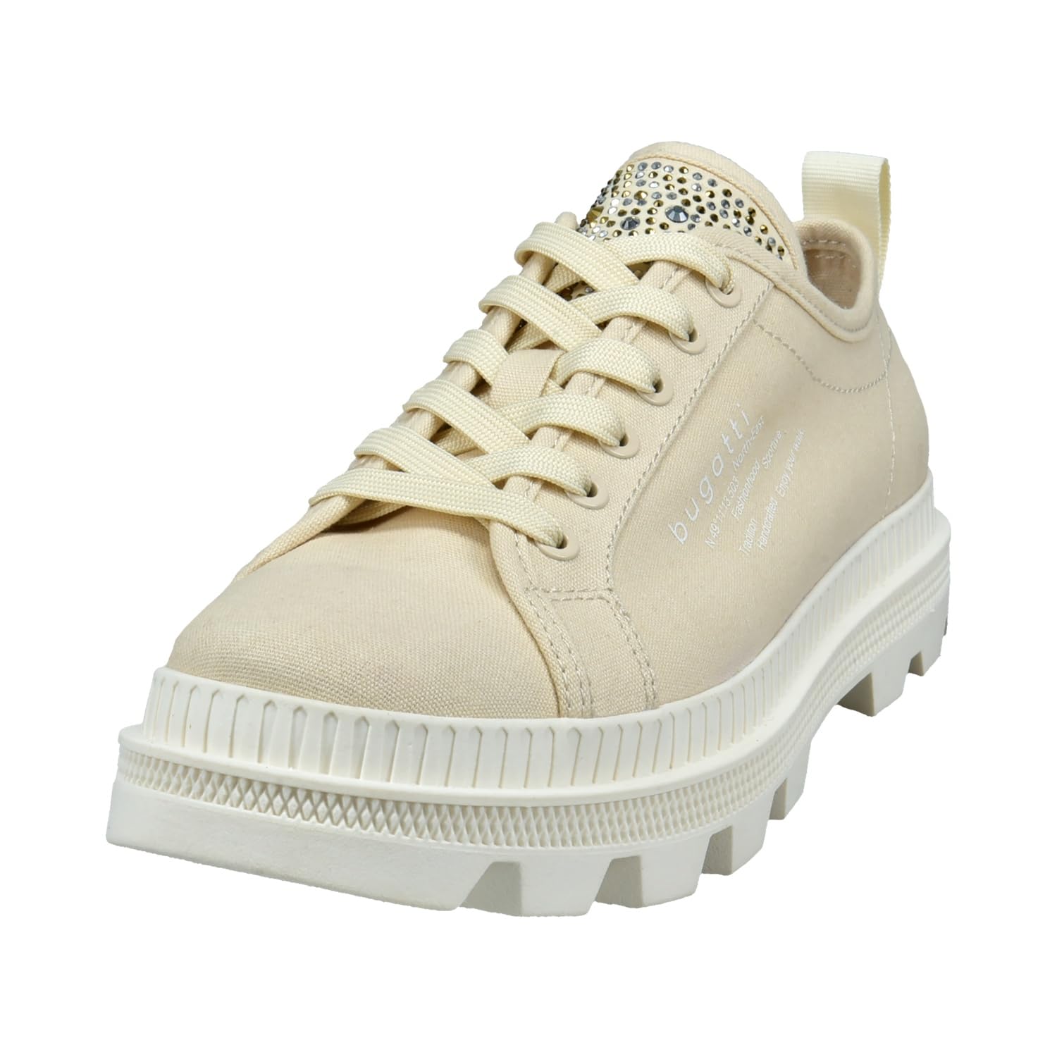 bugatti Women's Daiquiri Lace Shoe, Beige, 36 EU, Beige, 3 UK