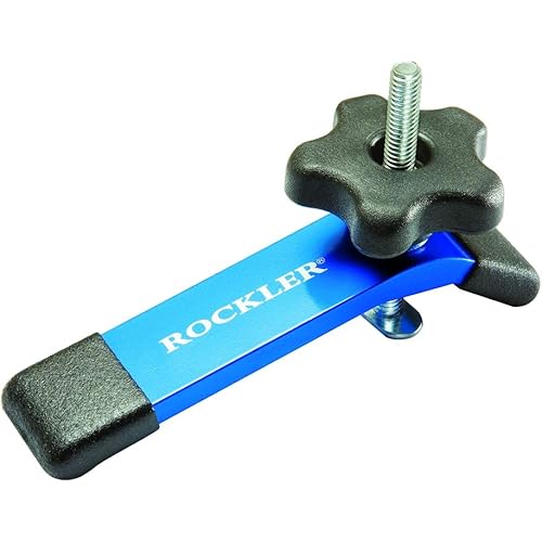 Rockler Hold Down Clamp, (5-1/2''L x 1-1/8'' W) - Drill Press Clamp is for Workbenches, Jigs, or Machine Tables w/T Track Accessories – Clamps Ideal for Soft Woods, Pre-finished Panels, & More