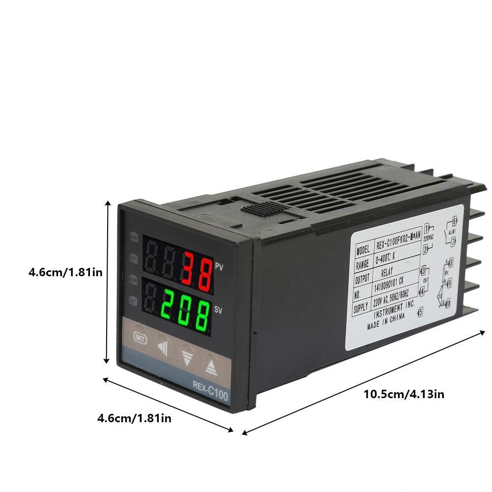 Buy Digital PID Temperature Controller，0400 ℃ Digital PID Temperature