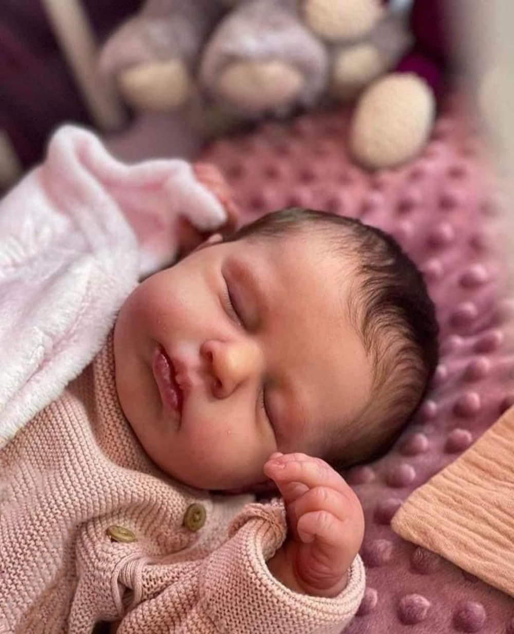 Anano Reborn Baby Dolls 20 In Realistic Baby Doll Girl, Silicone Babys Doll, Real Life Babys Silicone Reborn Dolls - Image 3