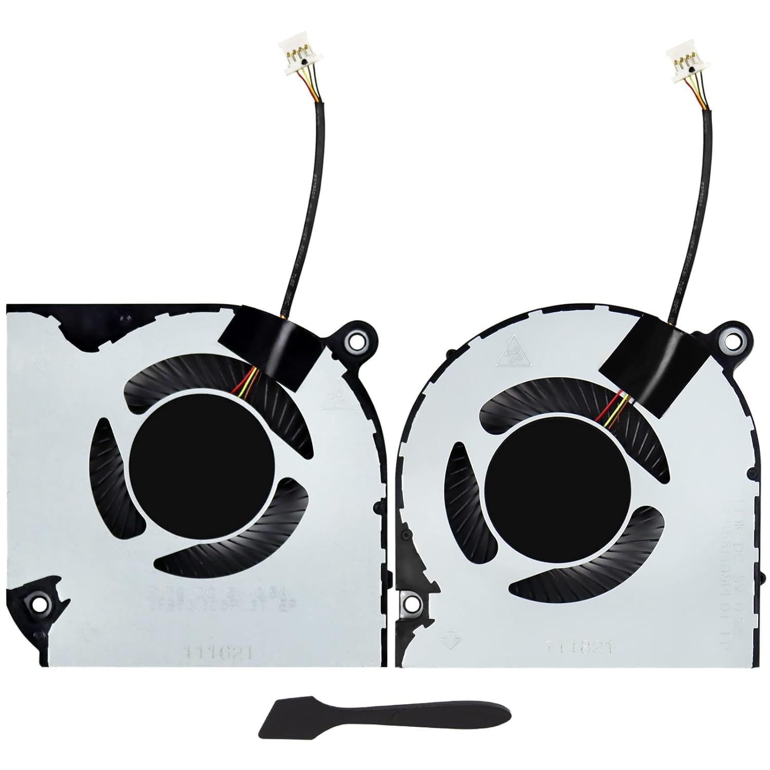 S-Union New CPU+GPU Cooling Fan Replacement for Nitro 5 AN515-43, AN515-54, AN517-51, Acer Nitro 7 AN715-51 Series Game Laptop Fan with Spatula