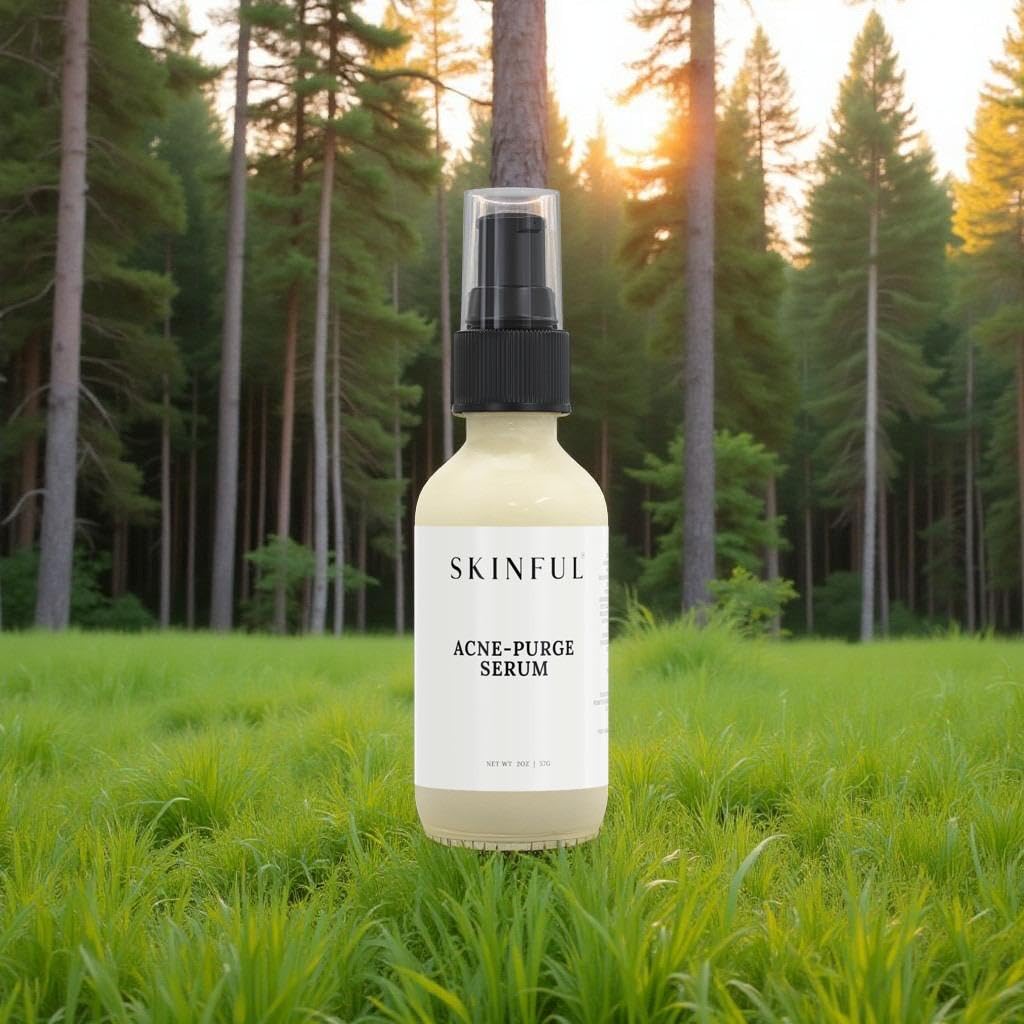 Skinful Face Serum for Acne Prone Skin - Anti Acne Serum for Face Acne and Blemish Control - 2oz
