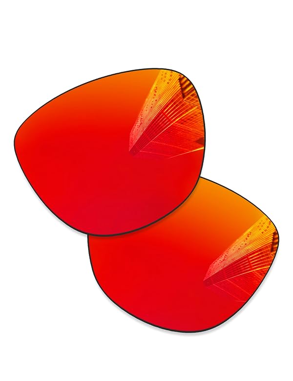Combine8 2 Pairs Polarized Replacement Lenses for Oakley Frogskins OO9013/Frogskins LX OO2043/Frogskins Mix OO9428/Frogskins Range OO9284 Sunglasses - Black + Fire Red by Combine8 - Used condition - Image 3