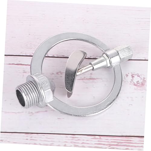 Miniatura 3 de GANAZONO 4 Rociadores rotativos de aleación de zinc de riego Boquilla de rociador de mariposa riego de aleación de zinc riego de césped Aspersor de