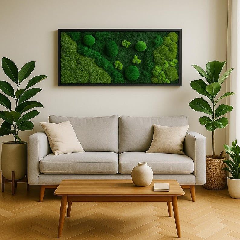 Large Moss Art