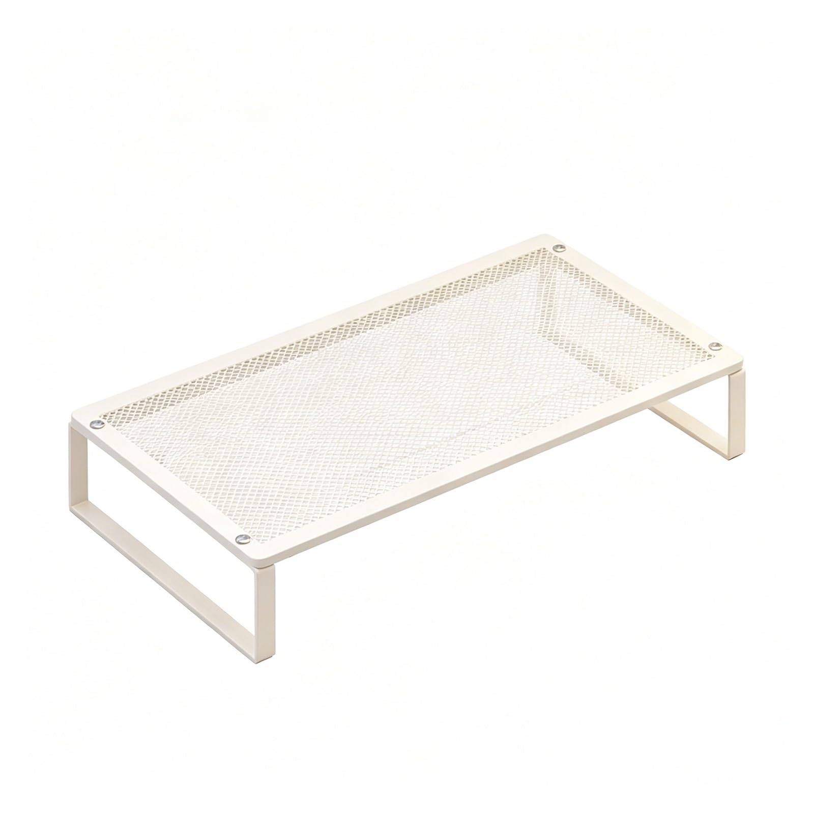 Podstawka pod Monitor, Wytrzymały Organizer Półkowy, Podwyższenie pod Monitor, Platforma Podnosząca Urządzenia Codziennego Użytku, do Domu, Łazienki i Biura(White)