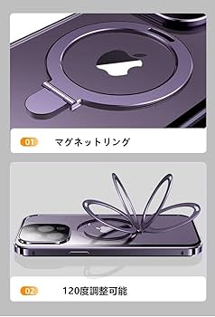 iPhone 15 Pro用ケース アルミバンパー クリア マグネット固定 楽天市場】【両面ガラス マグネットねじ止め式】 iPhone15