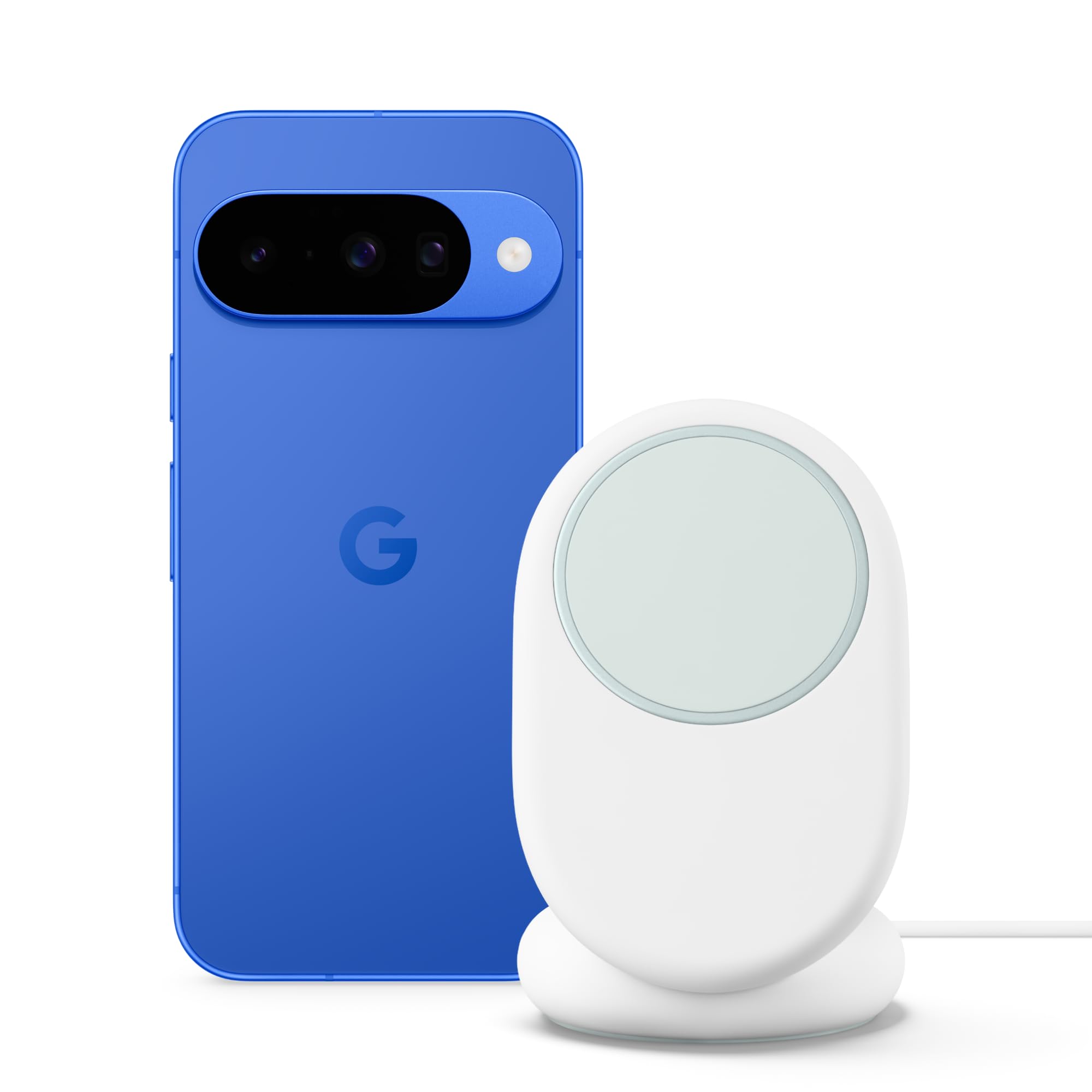Google Pixel 10 - Smartphone Android sbloccato con Gemini, tripla fotocamera posteriore avanzata, autonomia di 24 ore e display Actua 6,3" - blu indaco, 256GB With Pixelsnap Charger