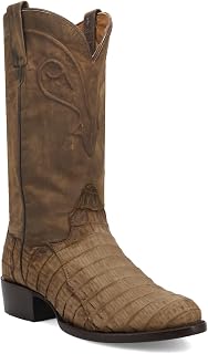 Dan Post Boots Mens Makara Pull On Round Toe Dress Boots Mid Calf - Brown