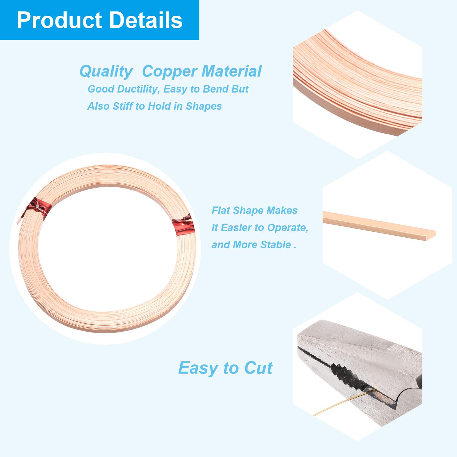 PATIKIL Flat Copper Wire - Image 3