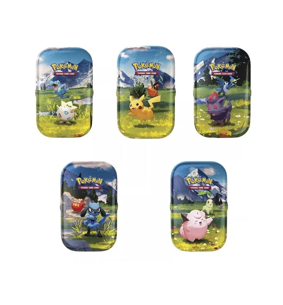 PoKéMoN Mini Tin Bundle - 50 cartas surtidas, 1 moneda de juego y ultra rara aleatoria