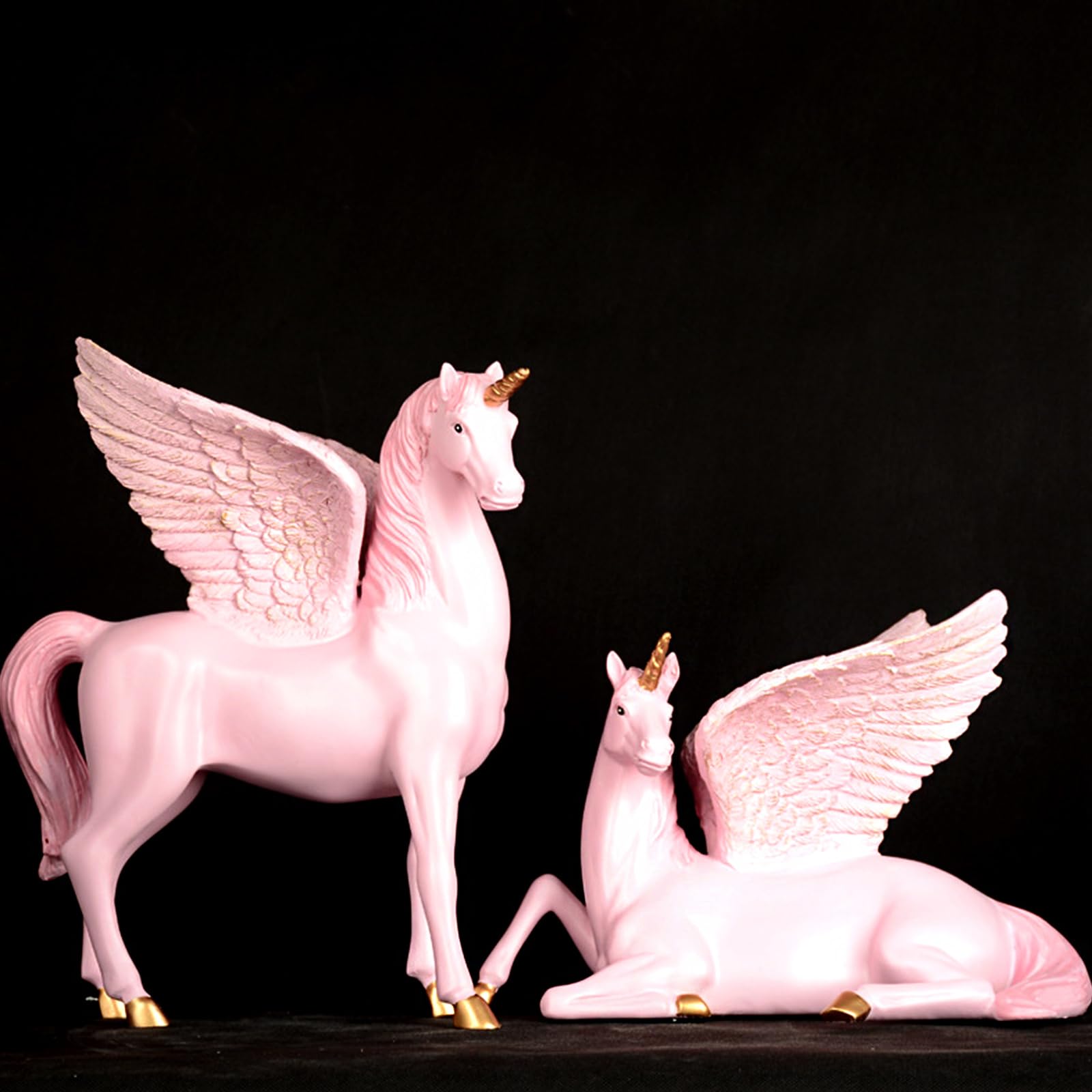 【珍品❣️】ピンクアゲート　瑪瑙　ユニコーン　ペガサス　天然石　置物 表現する勇気】ピンクアメジスト ユニコーン | Y.S.Y24