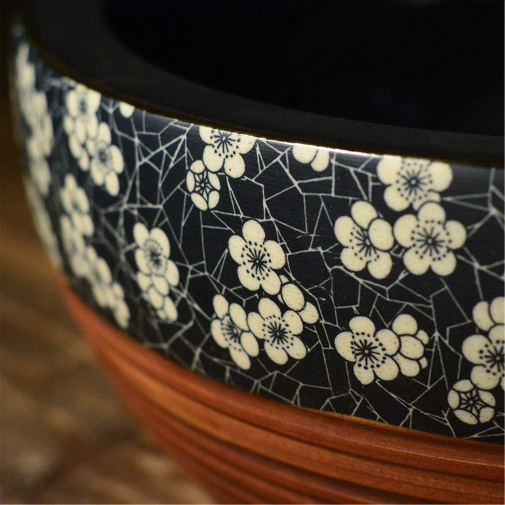 Ceramiczna Umywalka Nablatowa, Okrągła Umywalka, Ceramiczna Umywalka Plum Crack, Umywalki Łazienkowe, Dekoracyjna Umywalka Hotelowa W Stylu Retro, Umywalka Korytarzowa, 4