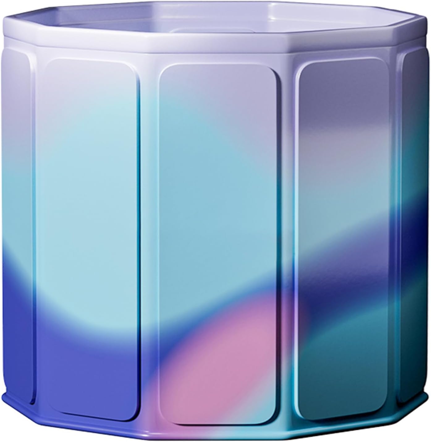 85 Gallon Foldable Portable Bathtub Adult - 31.5"L x 27.5"H Collapsible Ice Bath Tub for Athletes & Fitness Lovers, Portable Cold Plunge Tub for Recovery at Home, Outdoor Camping & Gym Settings Aurora Purple 31.5"L x 31.5"LW x 27.5"H