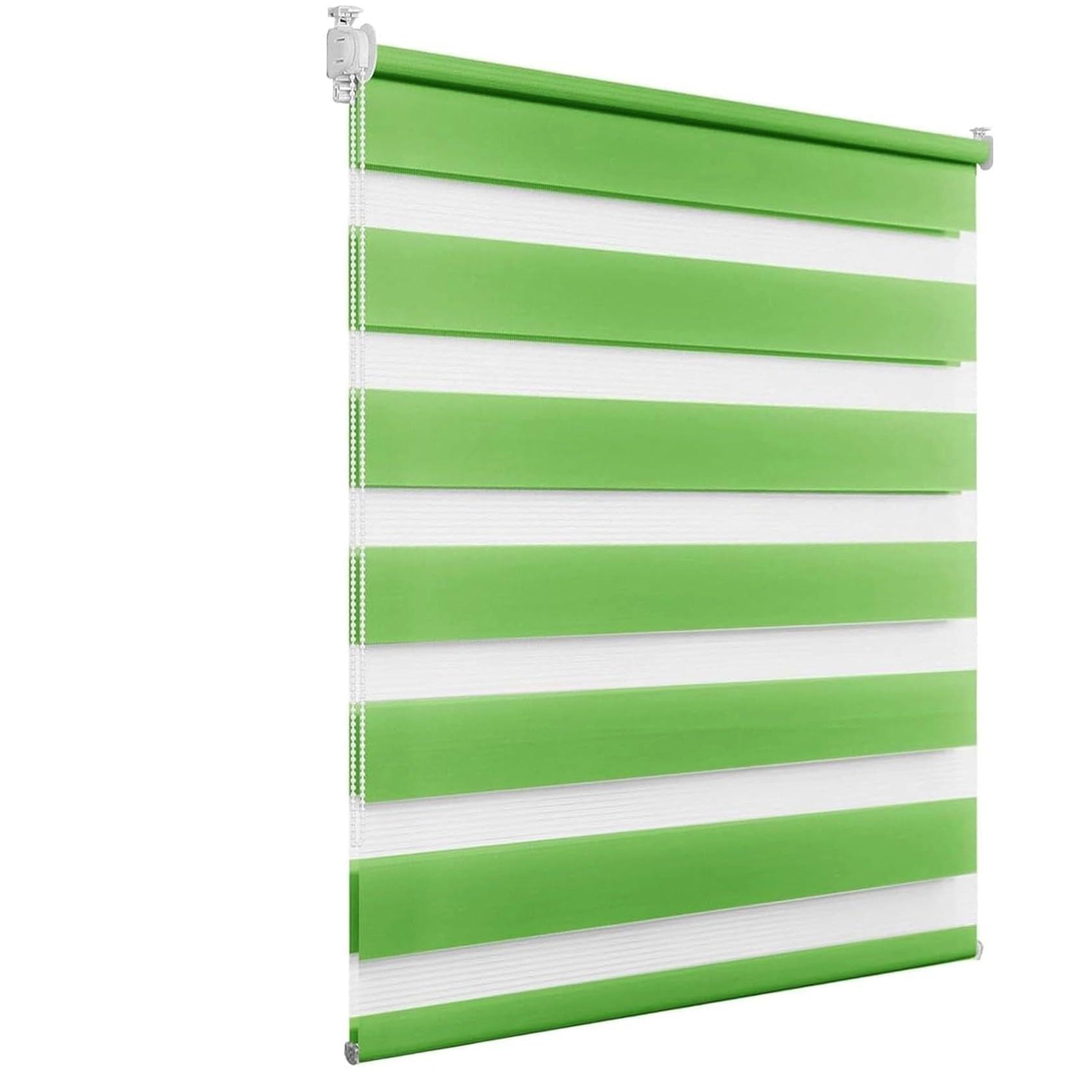Roller Blind No Drilling 115 x 180 cm Insulated UV Protection, Dim-Out Roller Blind in a Variety of Sizes Ideal for Any Window, Green — image 1
