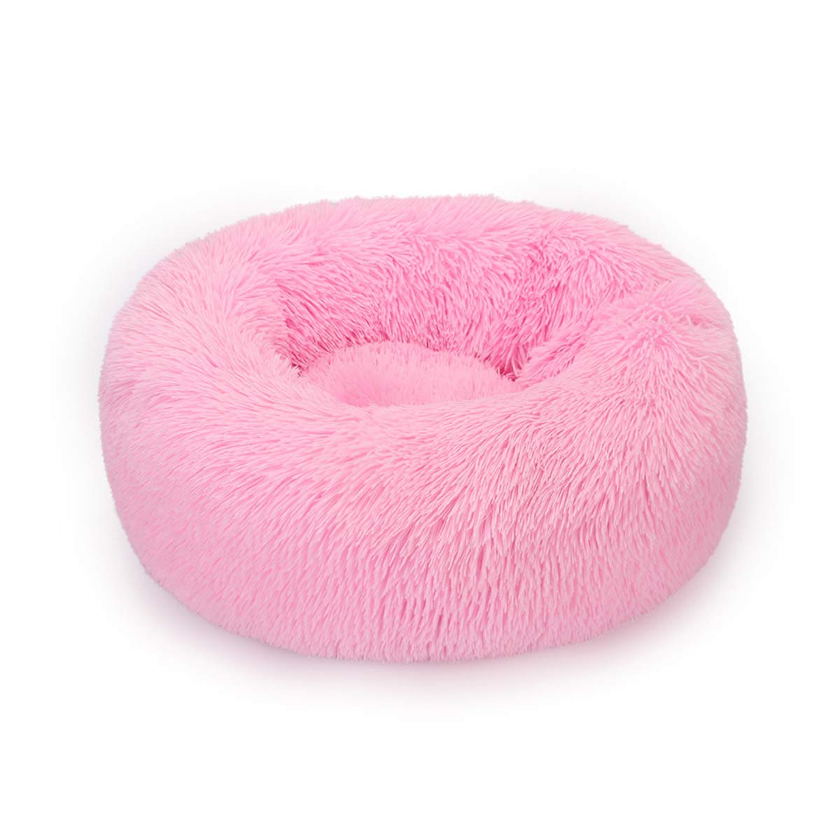 Jun Jiale Dog Bed Cat Bed Comfortable Donut Cuddler Round Dog Pillow Bed Nest Anti-Slip Faux Fur Pet Bed Ultra Soft Washable Pet Cushion Bed for Dog Cat Joint-Relief and Improved Sleep(31'' x31'')