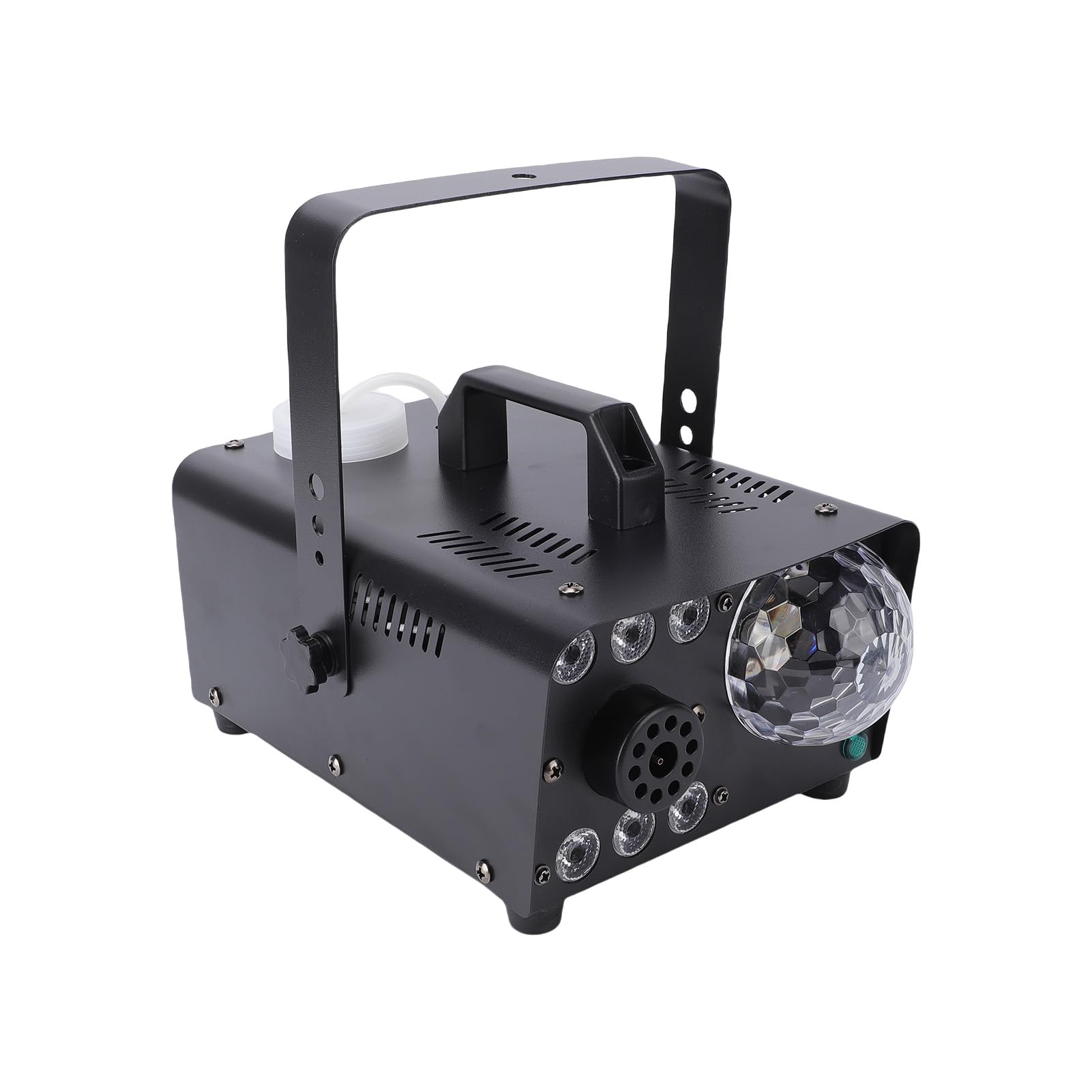Wytwornica Mgły o Mocy 600 W, Metalowy Korpus z Pilotem i kulą dyskotekową, na Imprezy Halloween, Wesela, Scena DJ-a, Imprezy na świeżym Powietrzu W (Wtyczka UE 220-240 V)