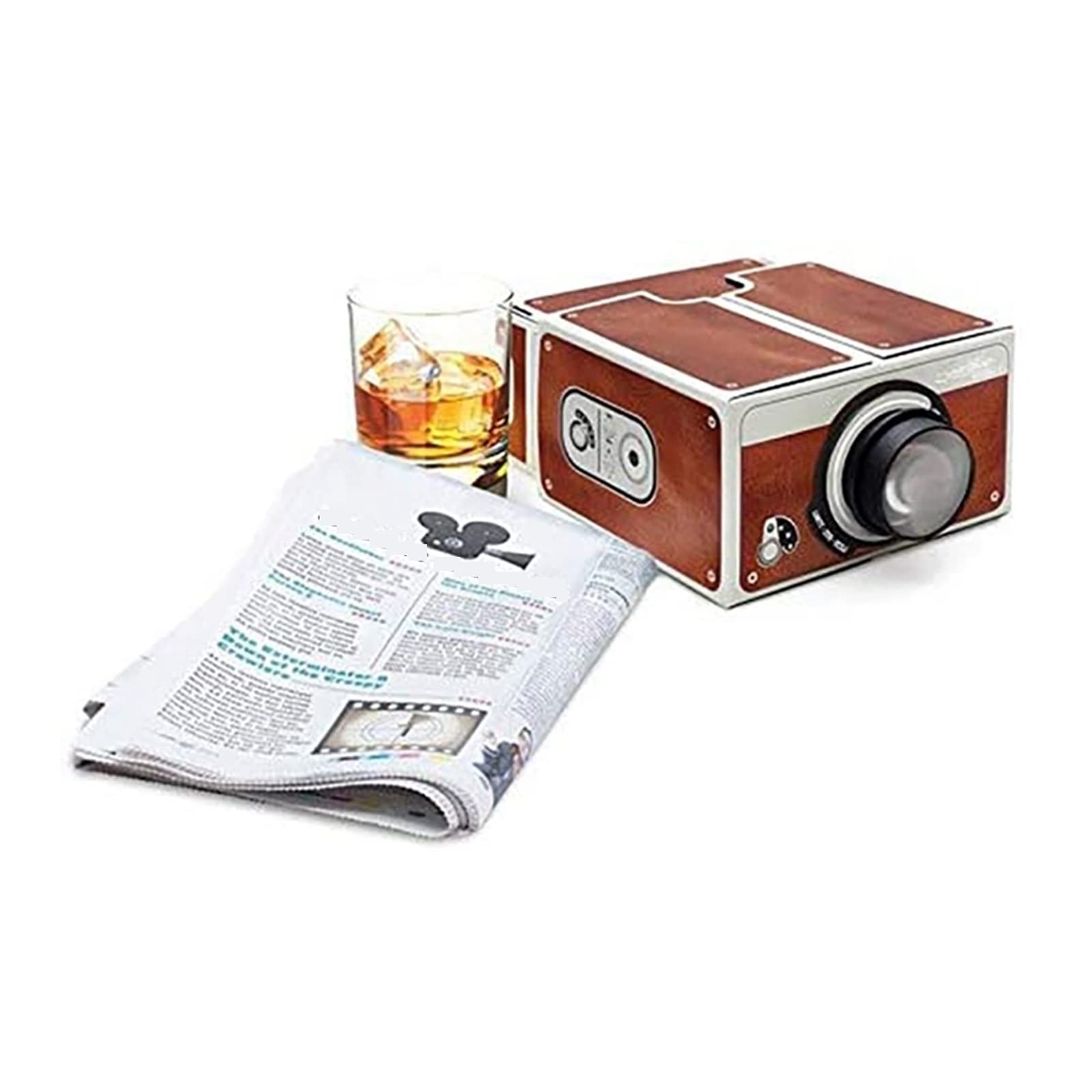Proiettori Proiettore Cinematografico, Proiettore Smartphone Portatile in Cartone Famiglia/Festa/Compleanno Ecc. Proiettore Audio Home Theater Per L'Intrattenimento Domestico Proiettori Di Illuminazio