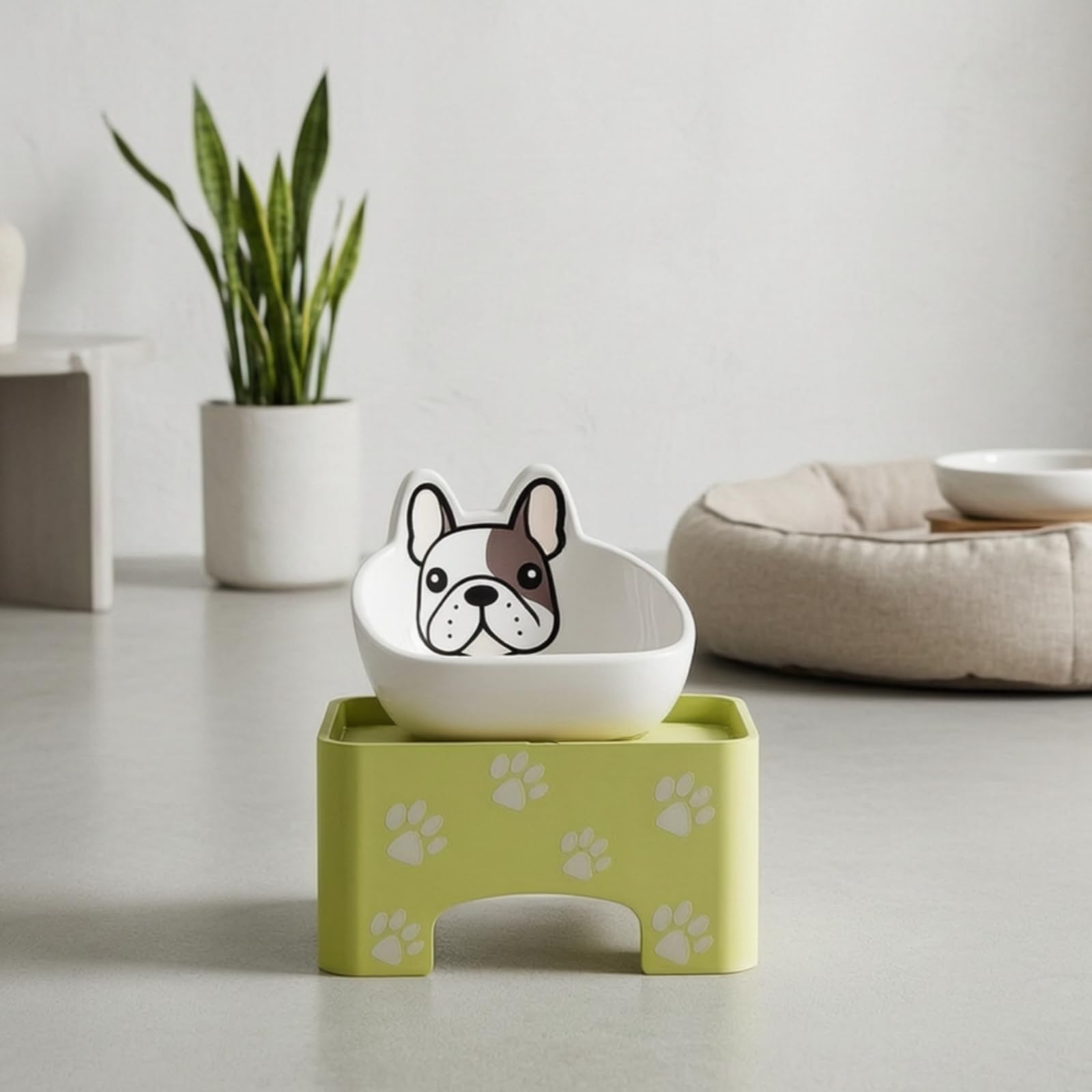 Soporte para Comida Incluye Plato | Ángulo Ajustable, Comero con Soporte, recipientes soportados, para Interiores, s