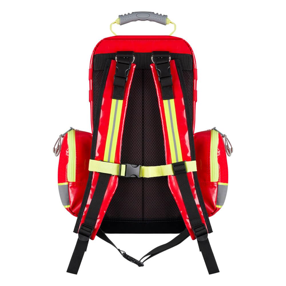 Lifebag Notfallrucksack L, rot/silber/gelb, SÖHNGEN, mit Füllung nach DIN 14142, Art.-Nr. 611043 | Notfallrucksack | Sanitätsrucksack | Erste Hilfe Rucksack
