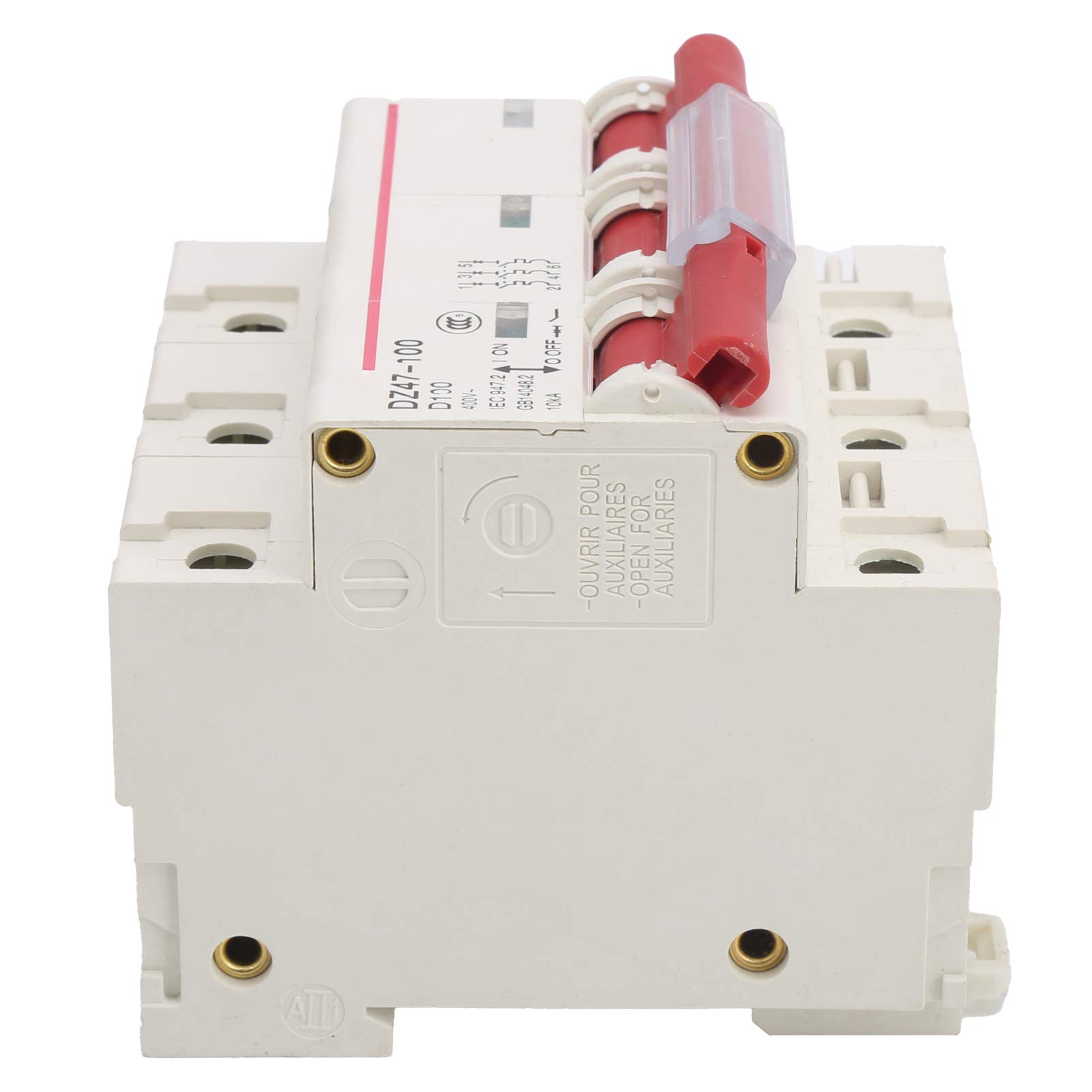 Interruttore pneumatico for uso domestico, ecologico DZ47-100 3P D80~100A Interruttore automatico miniaturizzato for uso domestico in plastica riciclabile for protezione dalle perdite domestiche