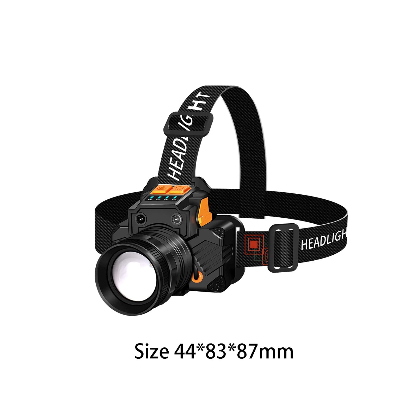 Latarka czołowa ładowalna czujnik COB czołówka zewnętrzna super jasna lampa LED latarka USB ładowalna czołówka latarka czołowa