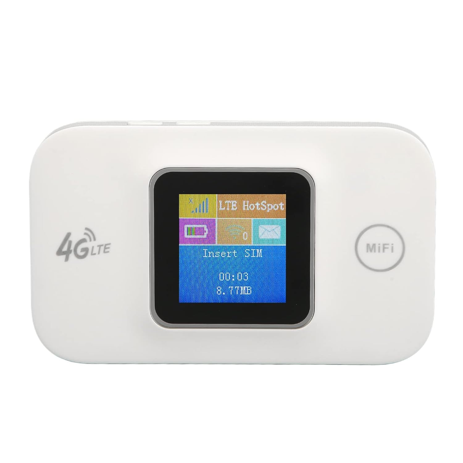 Portable WiFi Hotspot, Wireless Router with 1.44inch LED Color Display