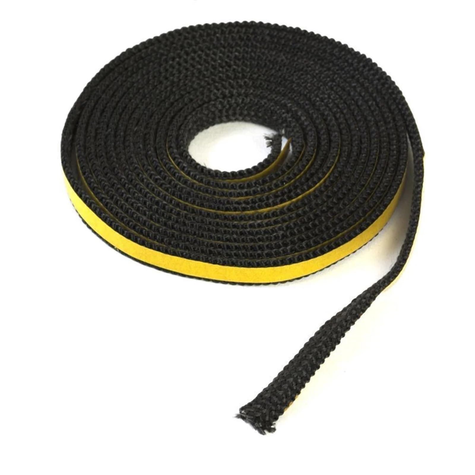 Poasdjdc One Color Wood Stove Gasket Fireplace Seal Rope 4M 10Mm X 2Mm Self-Adhesive Fiberglass Replacement Sealing Cord Gasket
