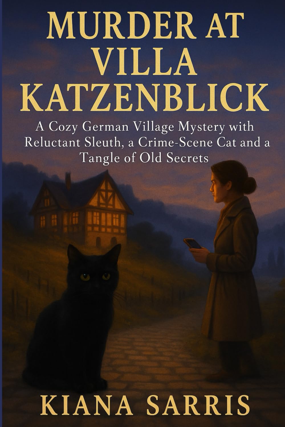 Murder at Villa Katzenblick: A Cozy German Village Mystery with a Reluctant Sleuth, a Crime-Scene Cat and a Tangle of Old Secrets (The Katzenfeld Cat Mysteries)