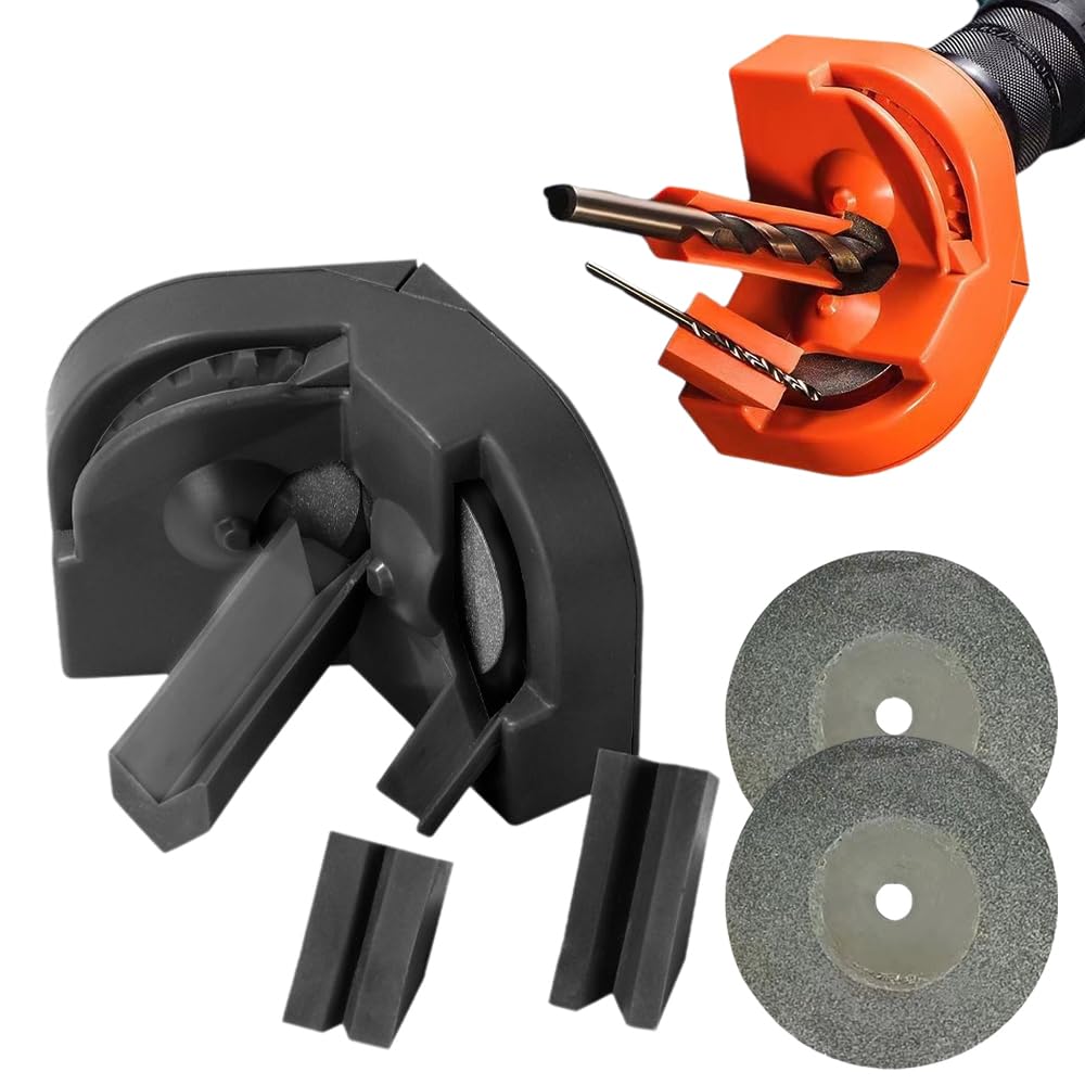Multipurpose Drill Bit Grinding Sharpener, 2025 New Drill Bit Sharpener for All Bits Drill Bit