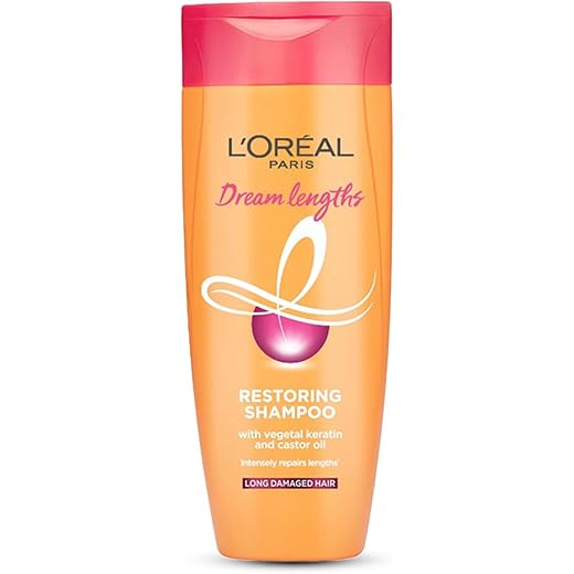 L'Oreal Paris Shampoo, Nourishes, Repair & Shine, For Long and Lifeless Hair, Dream Lengths, 340 ml L'Oreal Paris Shampoo, Nourishes, Repair & Shine, For Long and Lifeless Hair, Dream Lengths, 340 ml