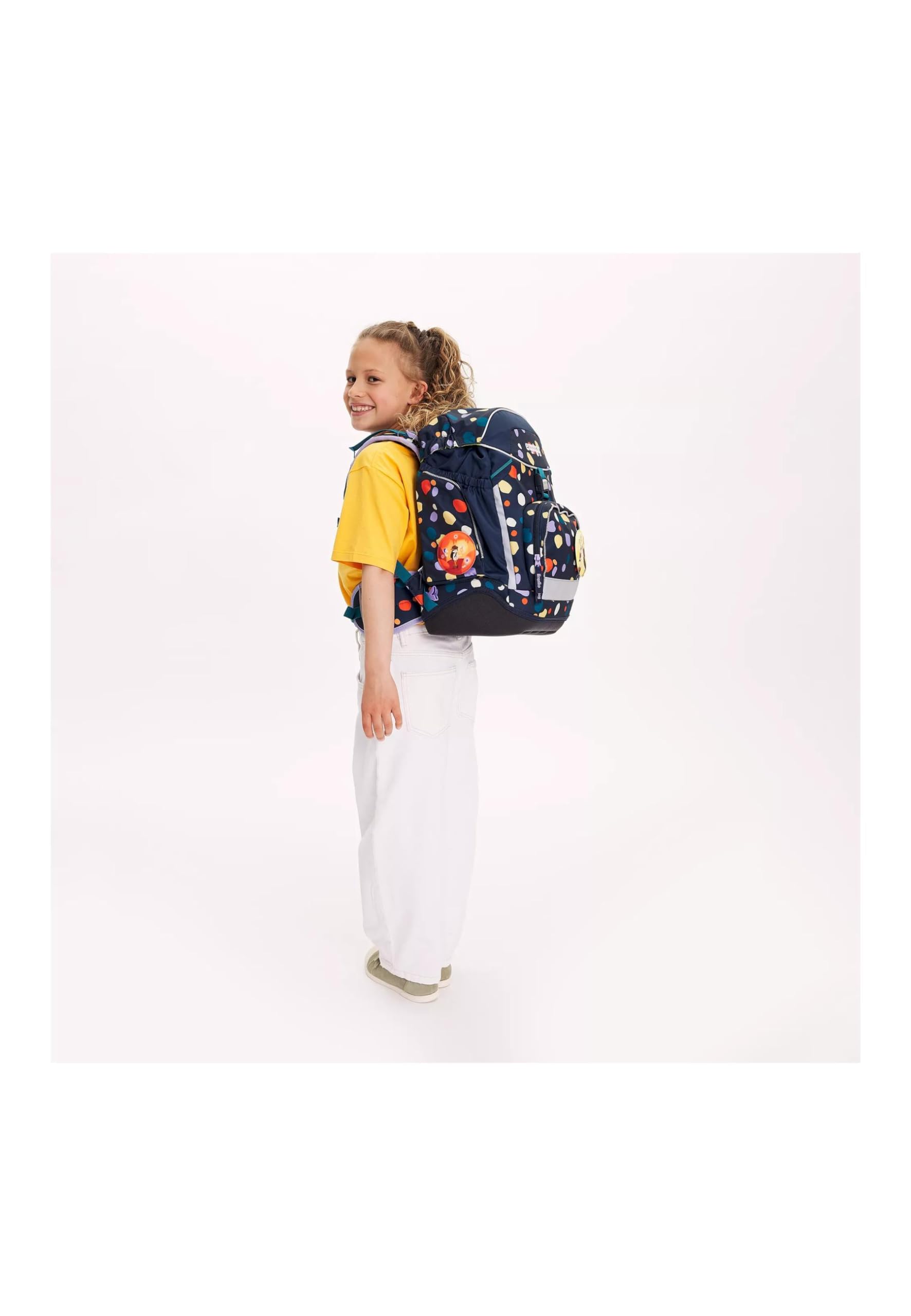 ergobag Pack Set ergonomischer Schulrucksack flexibel 6-teilig Set 1. Klasse Grundschule für Mädchen und Jungen