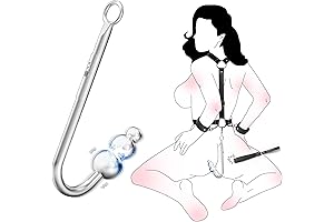 Vibrating Anal Hook - Premium Bondage Kit with Whip, Restraints
