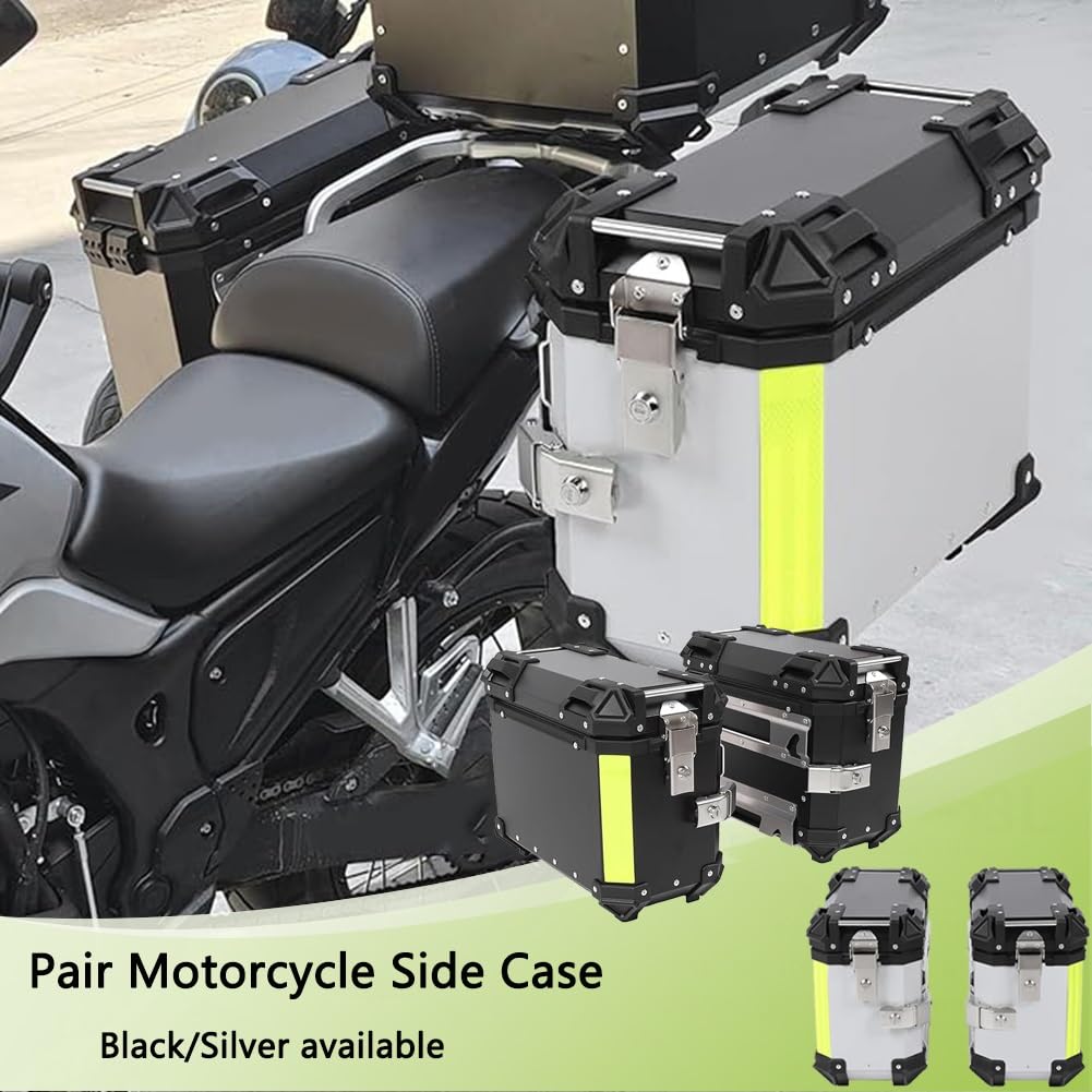 Aluminiowa obudowa boczna motocykla, torba na siodełko, bagażnik bagażowy z zamkiem bezpieczeństwa i miejscem na narzędzia