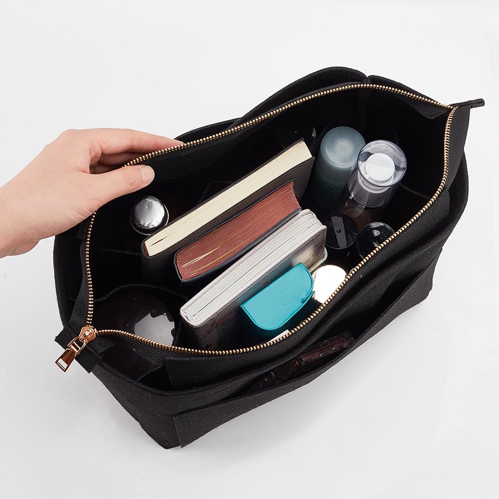 Amazon.co.jp: WADORN フェルトジッパー トートバッグ用オーガナイザー